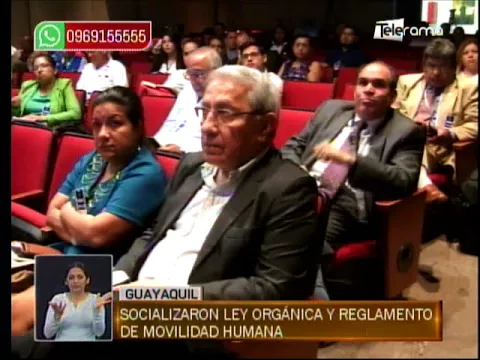 Socializaron ley orgánica y reglamento de movilidad humana