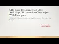 URL class URLconnection Class JarUrlConnection And HttpURLconnection Class in Java With Examples