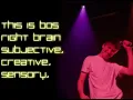 Left and Right Brain[Lyrics] Bo Burnham- What