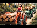 Download Lagu Use Truck to Buy 1000+ Tons Giant Wood From Villager,  Transport Wood to The Wood Factory.