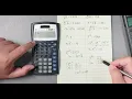 TI-30XIIS Exponents Radicals and Roots