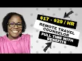 Remote Travel Counselor Job American Express GBT Great Pay with Benefits Work From Home Job