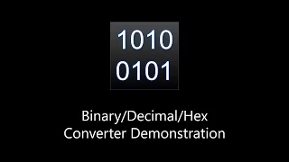 Hex Converter Demo Visual Basic