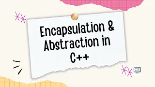 Encapsulation and Abstraction in C OOP Concepts Explained Simply