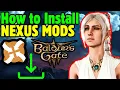 How to Install NEXUS MODS in Baldur s Gate 3 BG3MM