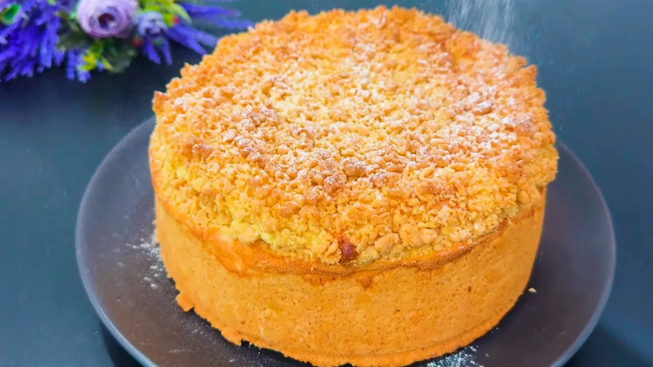 Der Kuchen ist so lecker, dass ich ihn 3 mal die Woche backe! Apfelkuchen mit Sahnesouffl, zergeht