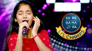 sa re ga ma pa lil champs sugandha has great control over her voice when singing dhadak zee tv