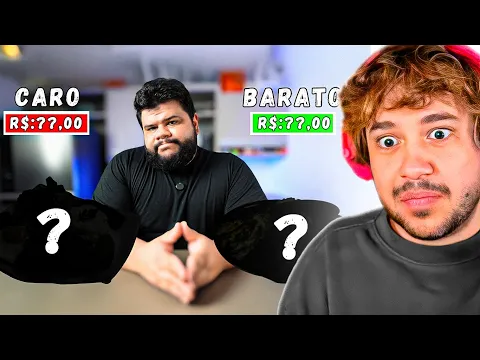 SACOLA MISTERIOSA CARA vs SACOLA MISTERIOSA BARATA! - React Thiago Quatroque