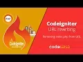 Codeigniter Tutorial for Beginners - URL rewriting removing index php from URL Clean URL