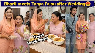 Finally Bhabi Is Hare🎉 Bharti Singh Meets Tanya Faisu After Their Wedding