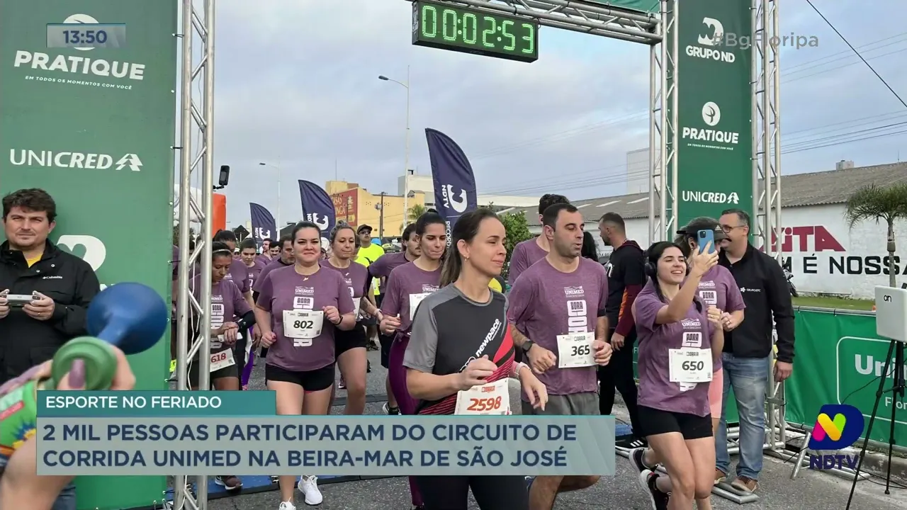 Circuito de Corrida reúne duas mil pessoas em São José