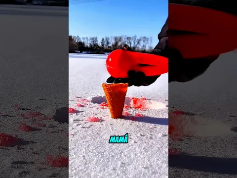 ¿Quien Se Quedo Con El Helado De Hielo En Cono? 😲