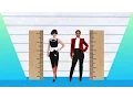 How Much Taller - Zooey Deschanel vs Alicia Keys