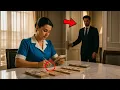 O MILIONÁRIO PEGOU A EMPREGADA CONTANDO SEU DINHEIRO... O QUE ELA DISSE EM SEGUIDA O ASSUSTOU.