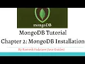 MongoDB Tutorial 2 - MongoDB Installation