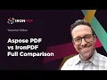 Aspose vs IronPDF A Comparison of Two Leading C PDF Libraries