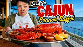 INSIDE Seattle's MOST EXPENSIVE All You Can Eat SEAFOOD BRUNCH Buffet! 🦀