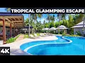 Kadena Glamping Resort Anyer ⛺ | Staycation Mewah dengan View Pantai 🏖️ | Relaxing Review with Music