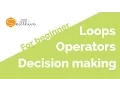 06 - Operators Loops and Control Structures