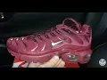 Nike Air Max Plus Burgundy Red Womens sneakers