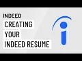 Indeed Creating Your Indeed Resume