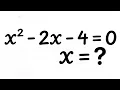 How to Solve x 2x 4 0 Quadratic Equation Easy Method