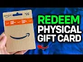How To Redeem Physical Amazon Gift Card 2026 Easy Guide