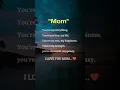 Download Lagu I Love You Mom Quote Video English #englishquotes #momquotes #motherquotes #shorts #quotes