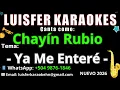 KARAOKE - I Already Found Out - Chayín Rubio
