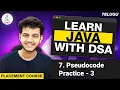 Flowcharts Problems - Part 3 Complete Java Course in Telugu for placement Telugu