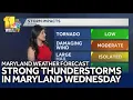 Scattered showers storms for Wednesday with widespread rain on Thursday