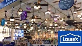 LOWE S LIGHTING SECTION HOME LIGHTS LAMPS CHANDELIERS SHOP WITH ME SHOPPING STORE WALK THROUGH 4K