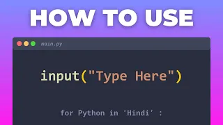 31 Master User Input in Python Python Input Function Explained Beginner Python Tutorial 2025