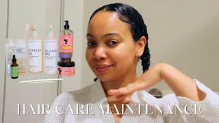 MY CURRENT NATURAL HAIR CARE ROUTINE MAINTENANCE FOR HEALTHY HAIR AT HOME