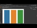 Visualization of data frame iris CSV - Part 2 bar plot and relationship graph