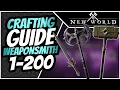 New World Crafting - Weaponsmithing