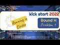 Google Kickstart 2022 Round H Problem 1 - Solve Running in Circles