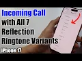 Download Lagu iPhone 17 Pro Inkomend gesprek met alle 7 reflectie-beltoonvarianten