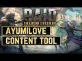 AYUMILOVE CONTENT TOOL ON RAID SHADOW LEGENDS