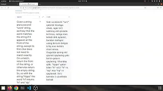 String 1 startWord Javascript solution