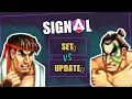 Signals when to use set vs update