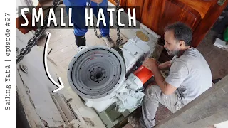 BIG ENGINE INSTALLATION | Fitting a Mercedes 230HP truck engine into our SAILBOAT — Sailing Yabá #97