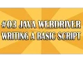 JUnit Selenium Webdriver Tutorial 03 Writing a Basic Script Using Selenium QAShahin