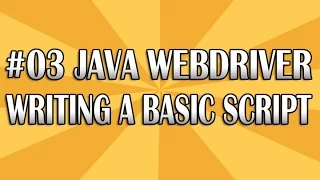 JUnit Selenium Webdriver Tutorial 03 Writing a Basic Script Using Selenium QAShahin