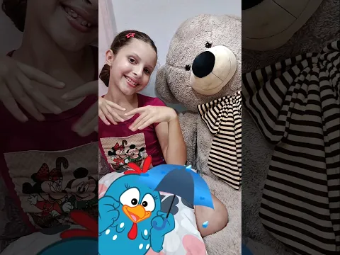 Chuva chuva/ Canção infantil/Galinha Pintadinha #shorts