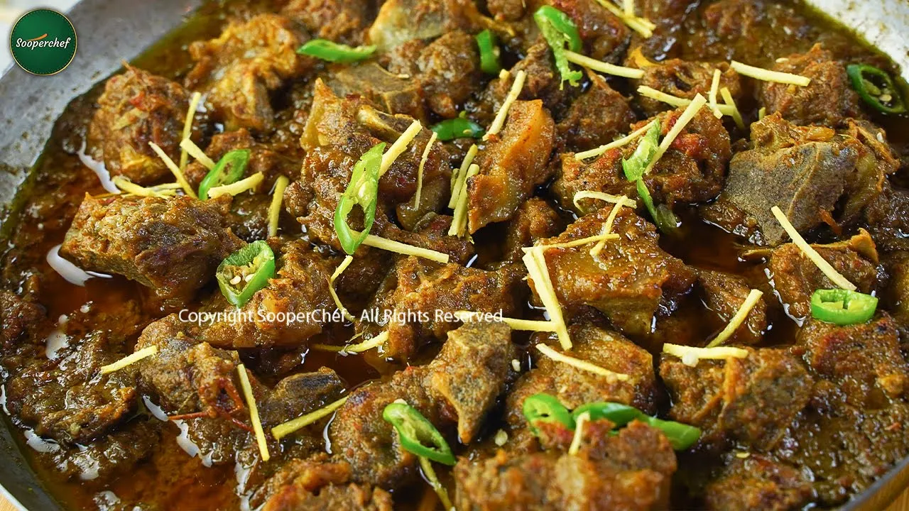 Smoky Beef Karahi Recipe by SooperChef   Special Beef Recipes