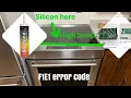 Kitchenaid oven F1e1 error code and repair