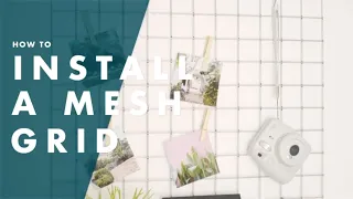 How To Install A Mesh Grid - Bunnings Warehouse