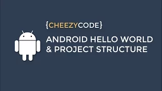 Android Hello World and Project Structure -