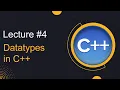 Lecture Datatypes in C corecodings